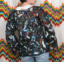 Load image into Gallery viewer, Upcycled Zero waste "Labeled" Shirt