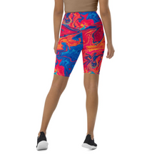 Load image into Gallery viewer, Trippy Biker Shorts