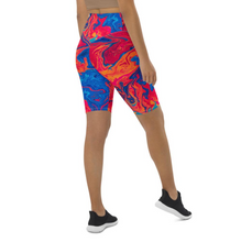 Load image into Gallery viewer, Trippy Biker Shorts