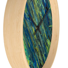 Load image into Gallery viewer, Swamp Pour Wall clock