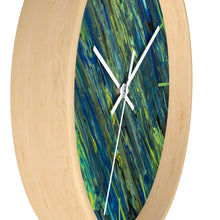 Load image into Gallery viewer, Swamp Pour Wall clock
