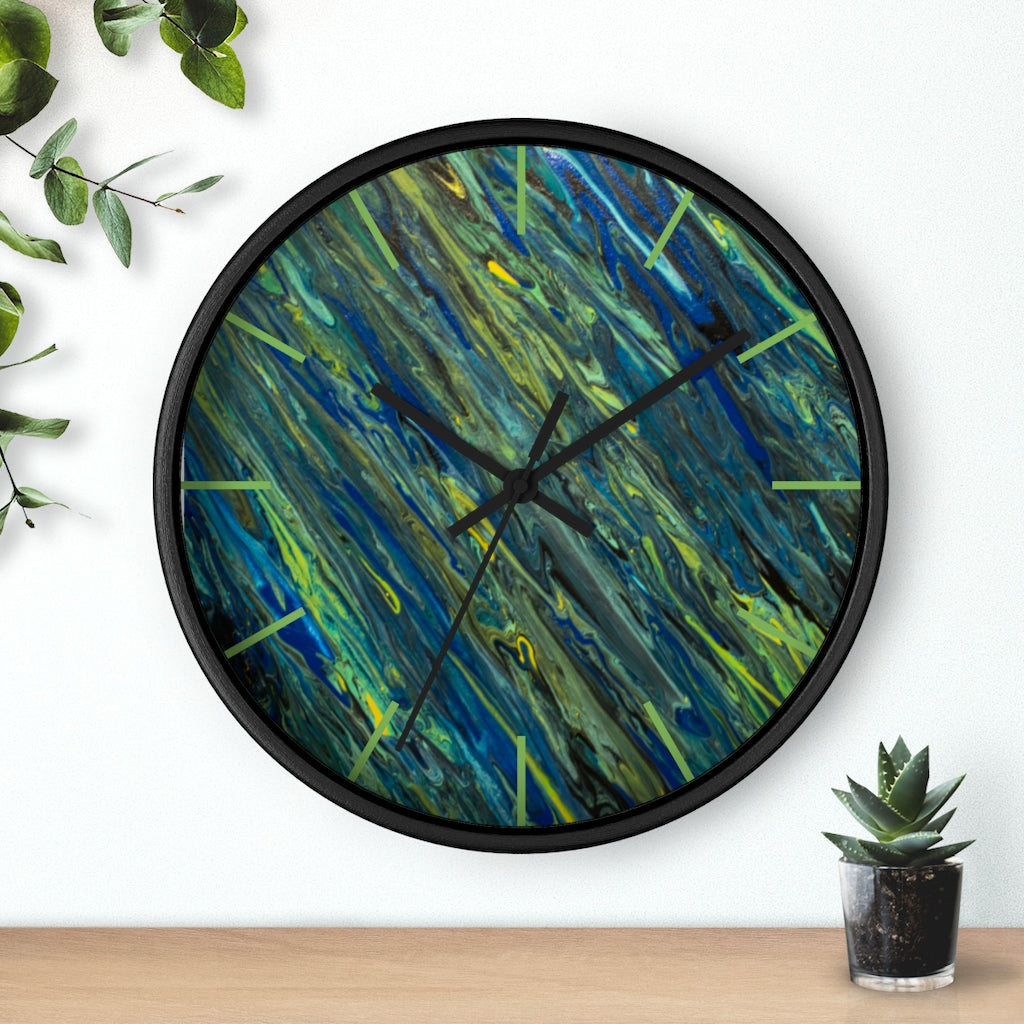 Swamp Pour Wall clock